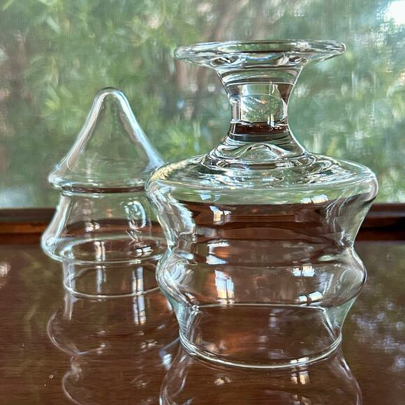 Vintage Christmas Tree 9” Footed Apothecary Jar – Festive Candy Dish - Picture 7 of 10